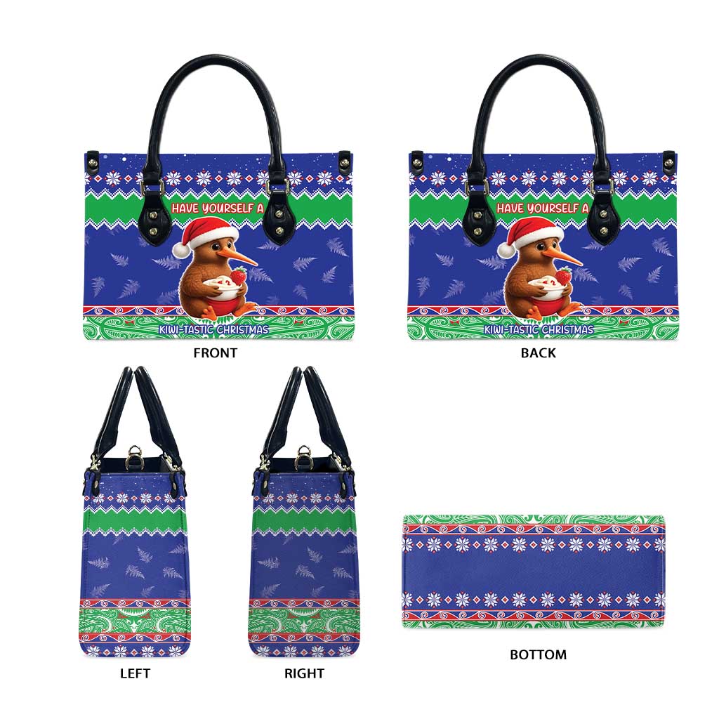 New Zealand Christmas Leather Bag Have Yourself A Kiwi-tastic Christmas - Aussie Hoodie