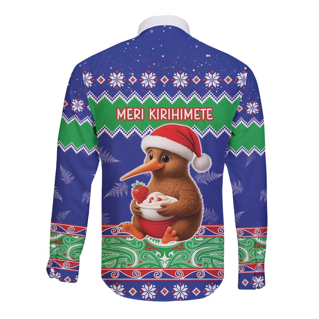 New Zealand Christmas Long Sleeve Button Shirt Have Yourself A Kiwi-tastic Christmas - Aussie Hoodie