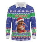 New Zealand Christmas Long Sleeve Polo Shirt Have Yourself A Kiwi-tastic Christmas - Aussie Hoodie