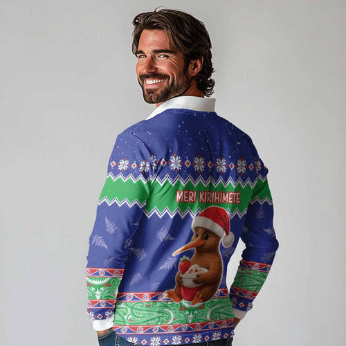 New Zealand Christmas Long Sleeve Polo Shirt Have Yourself A Kiwi-tastic Christmas - Aussie Hoodie