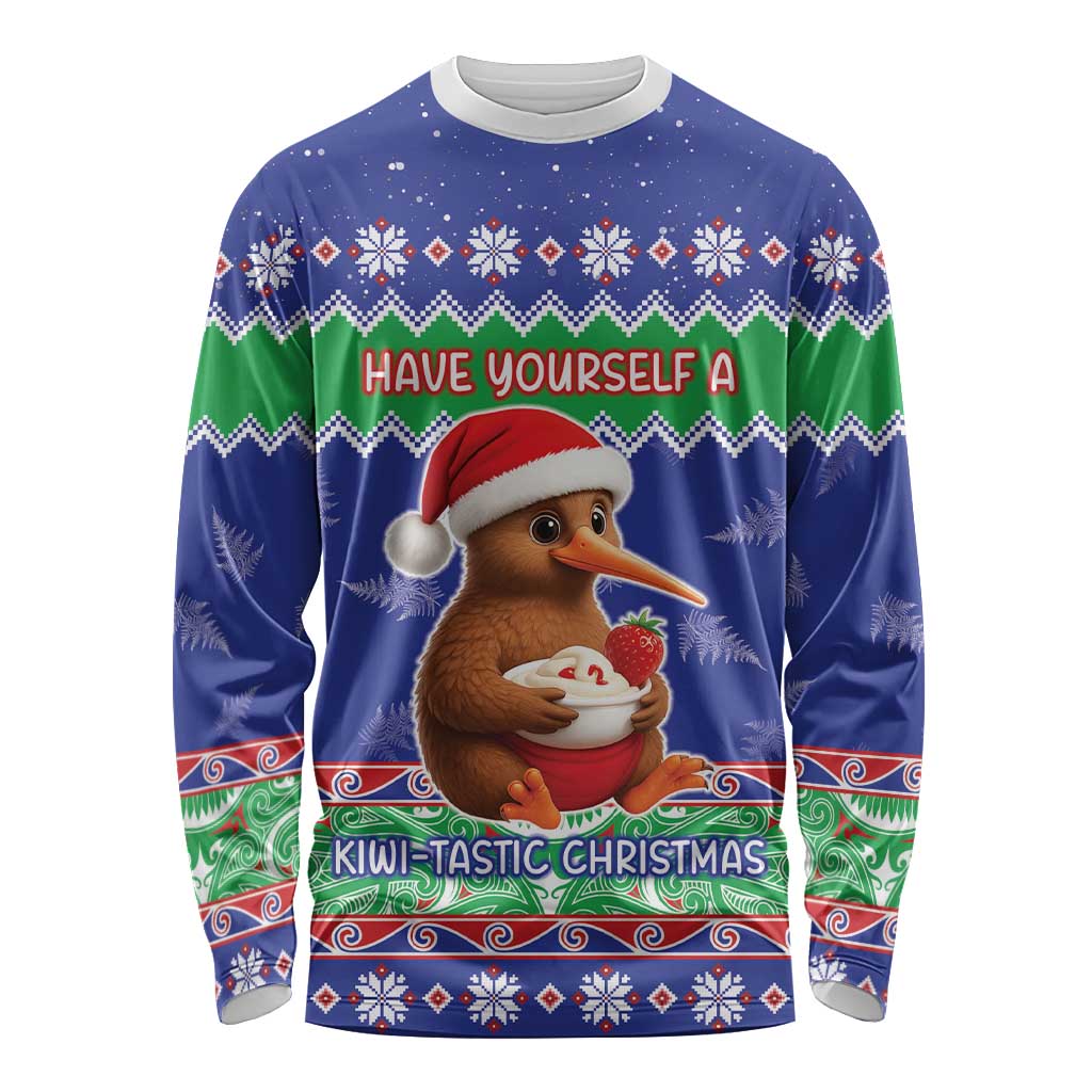 New Zealand Christmas Long Sleeve Shirt Have Yourself A Kiwi-tastic Christmas - Aussie Hoodie