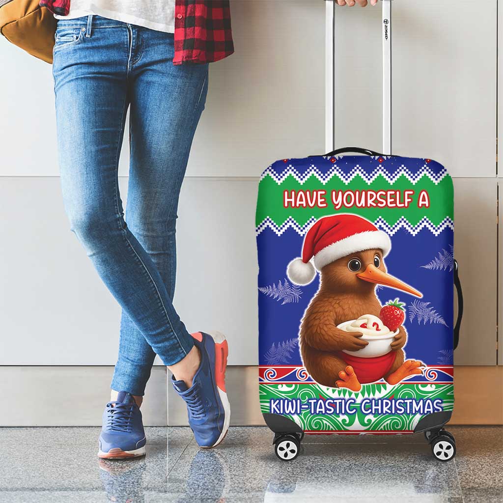 New Zealand Christmas Luggage Cover Have Yourself A Kiwi-tastic Christmas - Aussie Hoodie