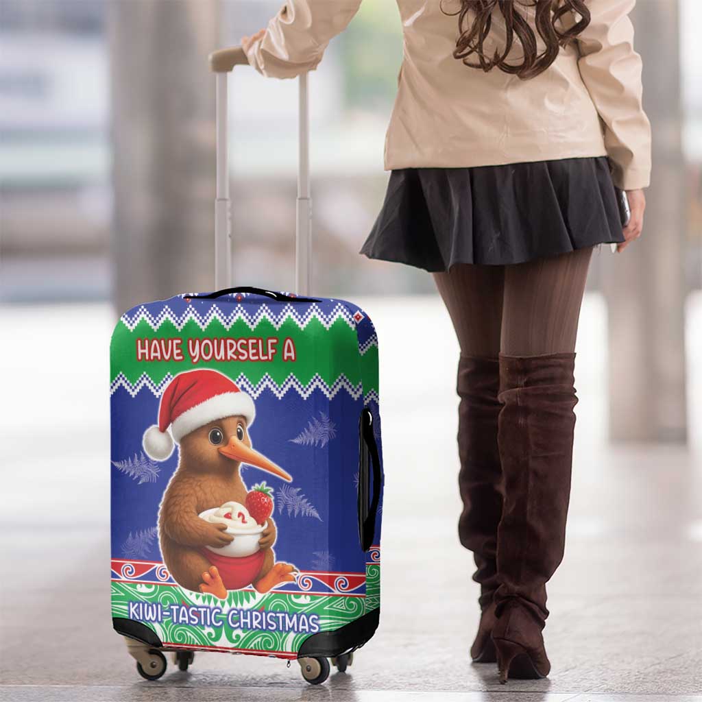 New Zealand Christmas Luggage Cover Have Yourself A Kiwi-tastic Christmas - Aussie Hoodie