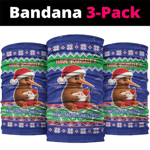 New Zealand Christmas Neck Gaiter Have Yourself A Kiwi-tastic Christmas - Aussie Hoodie