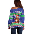 New Zealand Christmas Off Shoulder Sweater Have Yourself A Kiwi-tastic Christmas - Aussie Hoodie