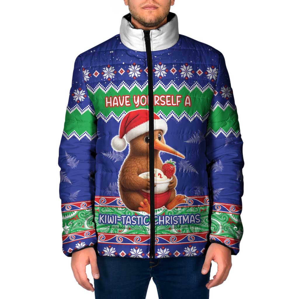 New Zealand Christmas Padded Jacket Have Yourself A Kiwi-tastic Christmas - Aussie Hoodie