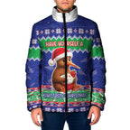 New Zealand Christmas Padded Jacket Have Yourself A Kiwi-tastic Christmas - Aussie Hoodie
