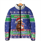 New Zealand Christmas Padded Jacket Have Yourself A Kiwi-tastic Christmas - Aussie Hoodie