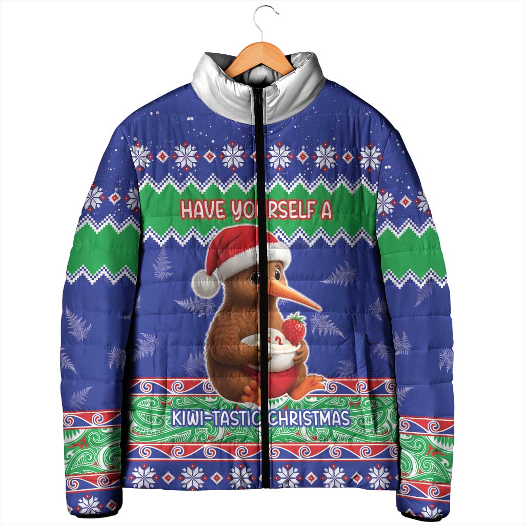 New Zealand Christmas Padded Jacket Have Yourself A Kiwi-tastic Christmas - Aussie Hoodie