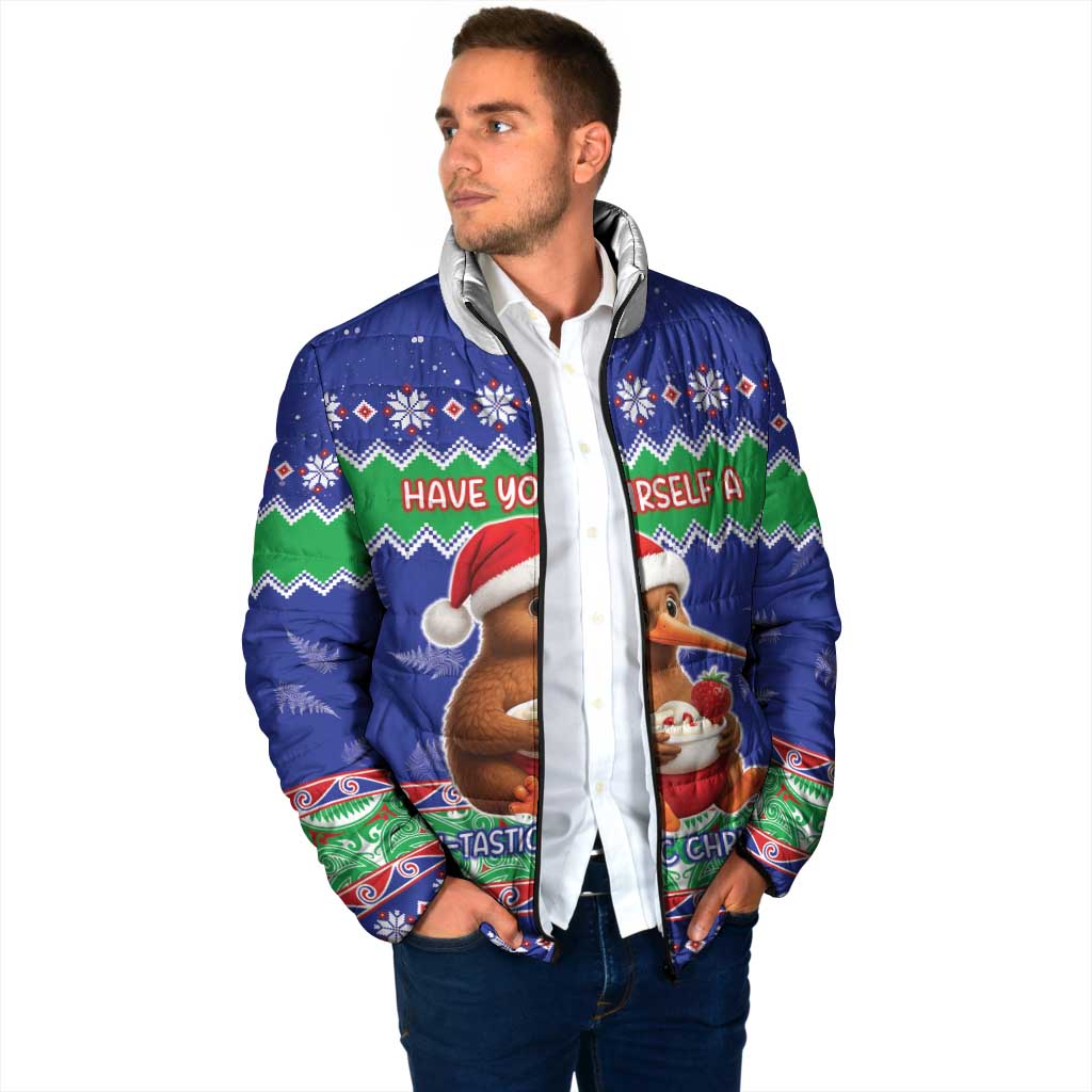New Zealand Christmas Padded Jacket Have Yourself A Kiwi-tastic Christmas - Aussie Hoodie
