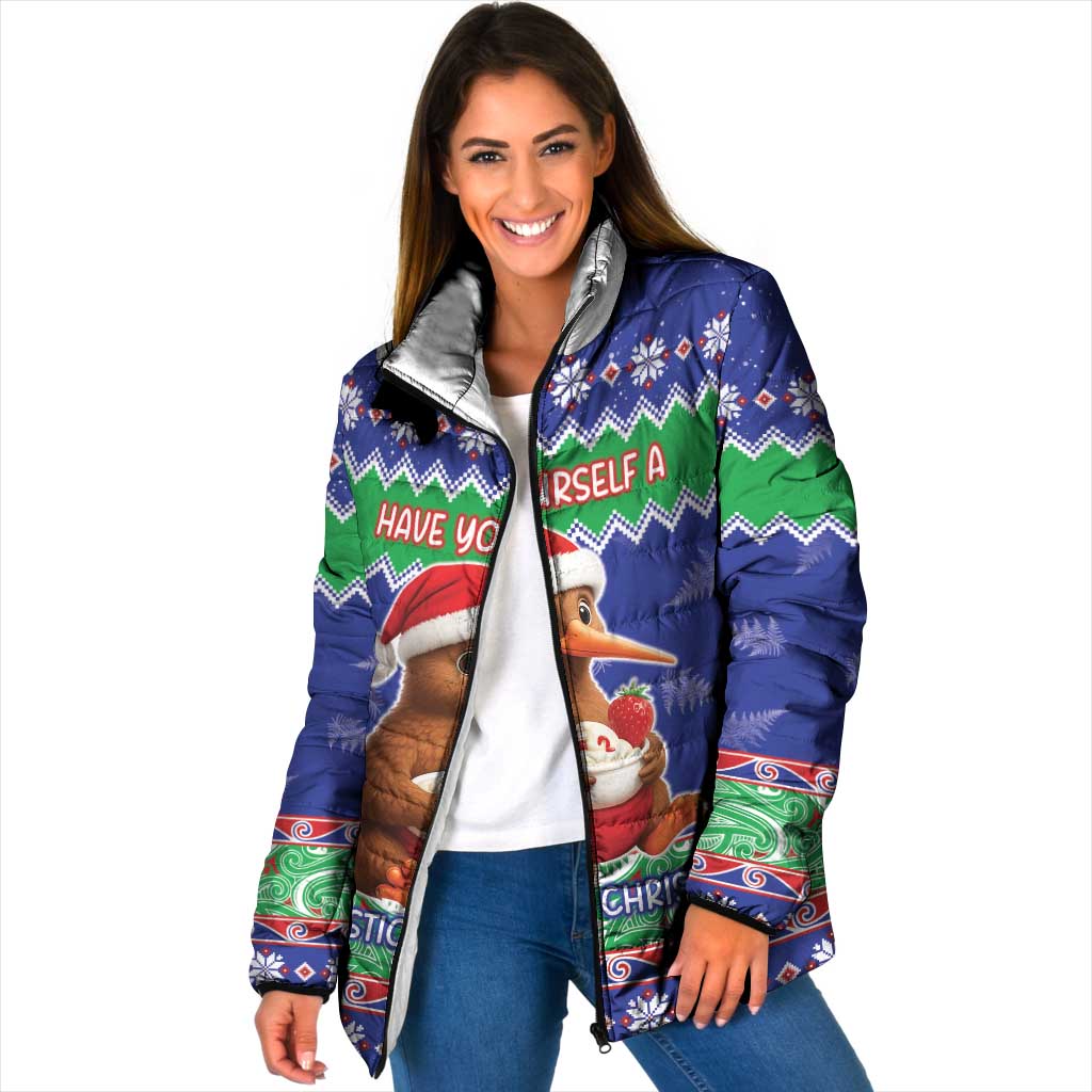 New Zealand Christmas Padded Jacket Have Yourself A Kiwi-tastic Christmas - Aussie Hoodie