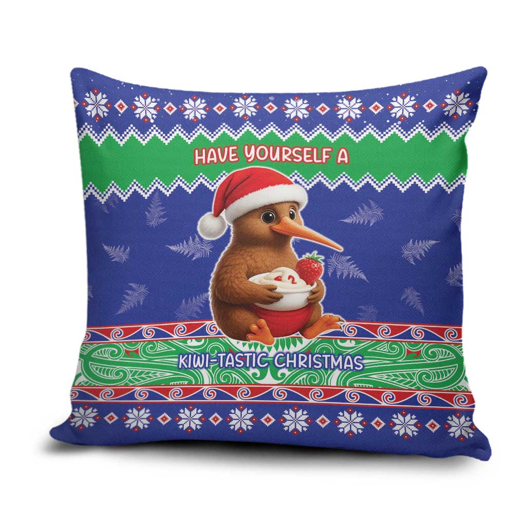 New Zealand Christmas Pillow Cover Have Yourself A Kiwi-tastic Christmas - Aussie Hoodie