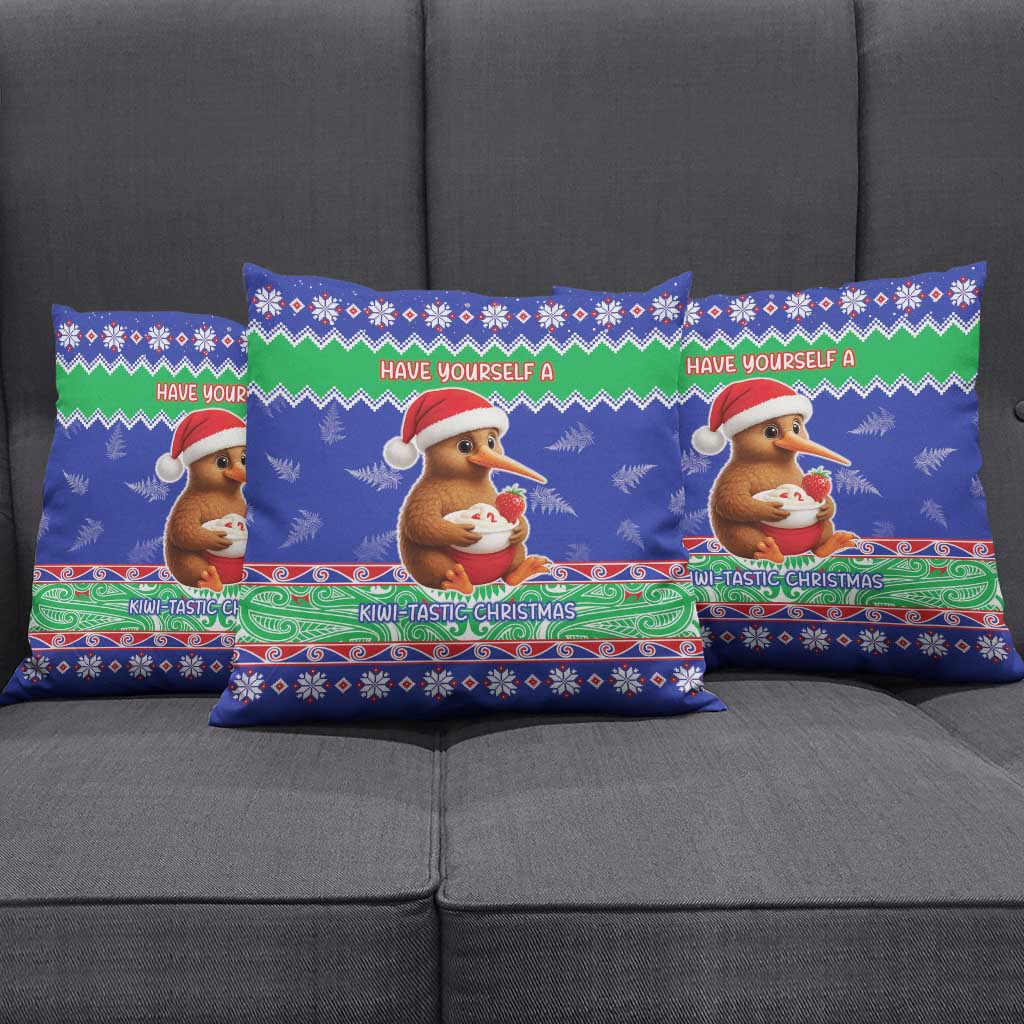 New Zealand Christmas Pillow Cover Have Yourself A Kiwi-tastic Christmas - Aussie Hoodie