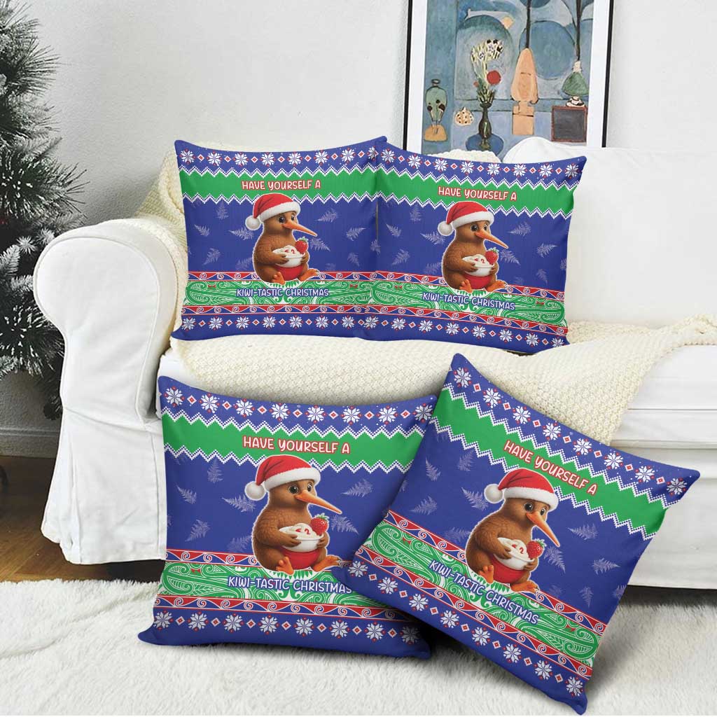 New Zealand Christmas Pillow Cover Have Yourself A Kiwi-tastic Christmas - Aussie Hoodie