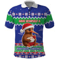 New Zealand Christmas Polo Shirt Have Yourself A Kiwi-tastic Christmas - Aussie Hoodie
