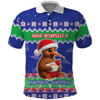New Zealand Christmas Polo Shirt Have Yourself A Kiwi-tastic Christmas - Aussie Hoodie