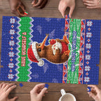 New Zealand Christmas Puzzle Have Yourself A Kiwi-tastic Christmas - Aussie Hoodie