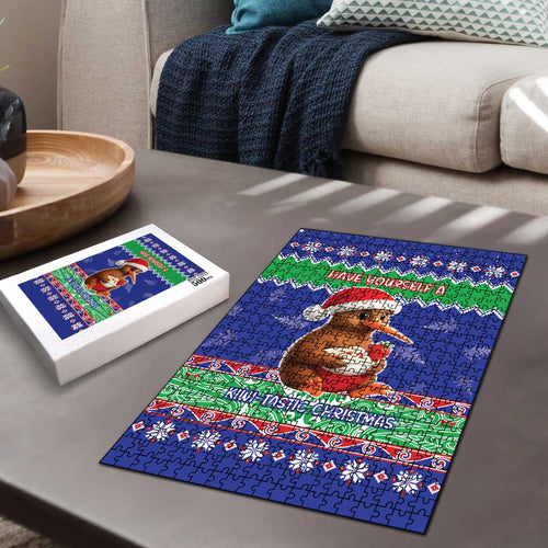 New Zealand Christmas Puzzle Have Yourself A Kiwi-tastic Christmas - Aussie Hoodie