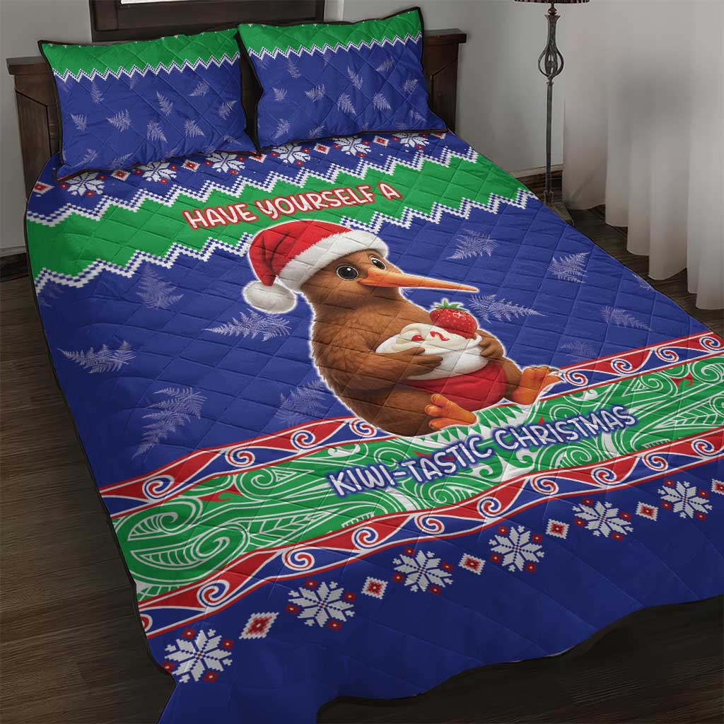 New Zealand Christmas Quilt Bed Set Have Yourself A Kiwi-tastic Christmas - Aussie Hoodie