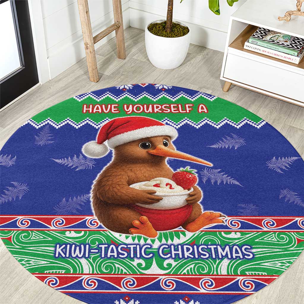 New Zealand Christmas Round Carpet Have Yourself A Kiwi-tastic Christmas - Aussie Hoodie