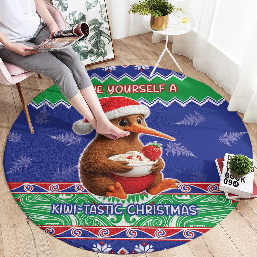 New Zealand Christmas Round Carpet Have Yourself A Kiwi-tastic Christmas - Aussie Hoodie