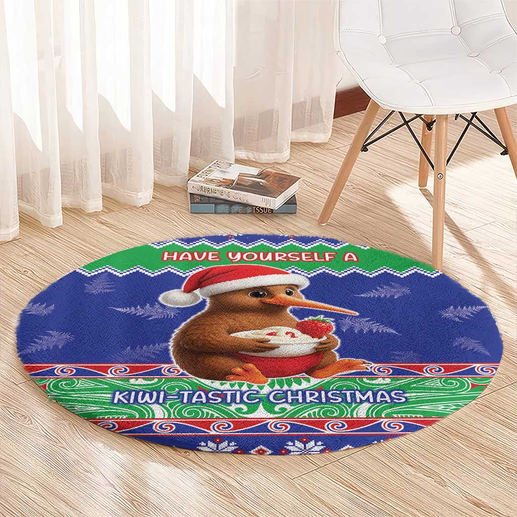 New Zealand Christmas Round Carpet Have Yourself A Kiwi-tastic Christmas - Aussie Hoodie