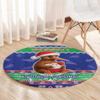 New Zealand Christmas Round Carpet Have Yourself A Kiwi-tastic Christmas - Aussie Hoodie