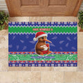 New Zealand Christmas Rubber Doormat Have Yourself A Kiwi-tastic Christmas - Aussie Hoodie
