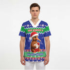 New Zealand Christmas Scrub Top Have Yourself A Kiwi-tastic Christmas - Aussie Hoodie