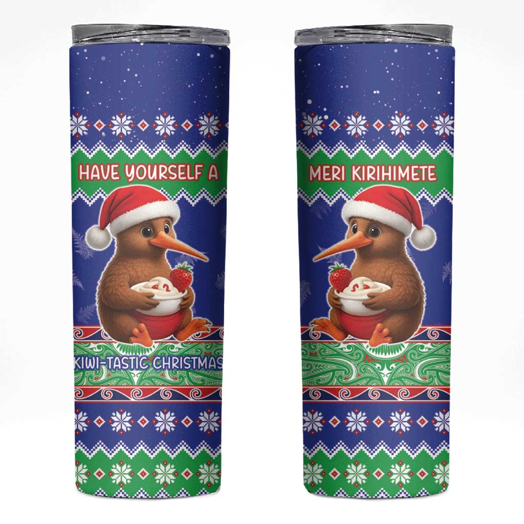 New Zealand Christmas Skinny Tumbler Have Yourself A Kiwi-tastic Christmas - Aussie Hoodie