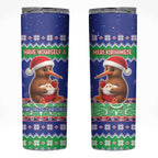New Zealand Christmas Skinny Tumbler Have Yourself A Kiwi-tastic Christmas - Aussie Hoodie