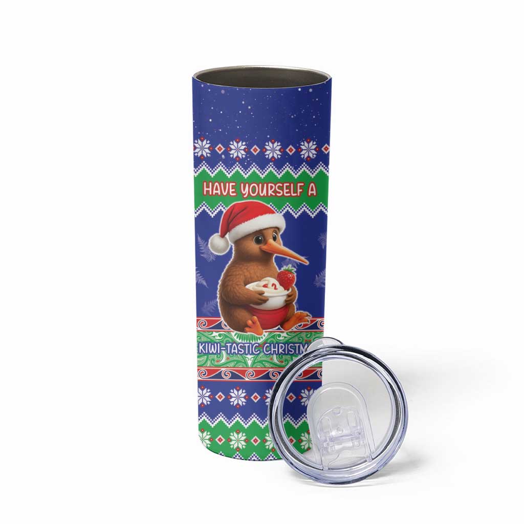 New Zealand Christmas Skinny Tumbler Have Yourself A Kiwi-tastic Christmas - Aussie Hoodie