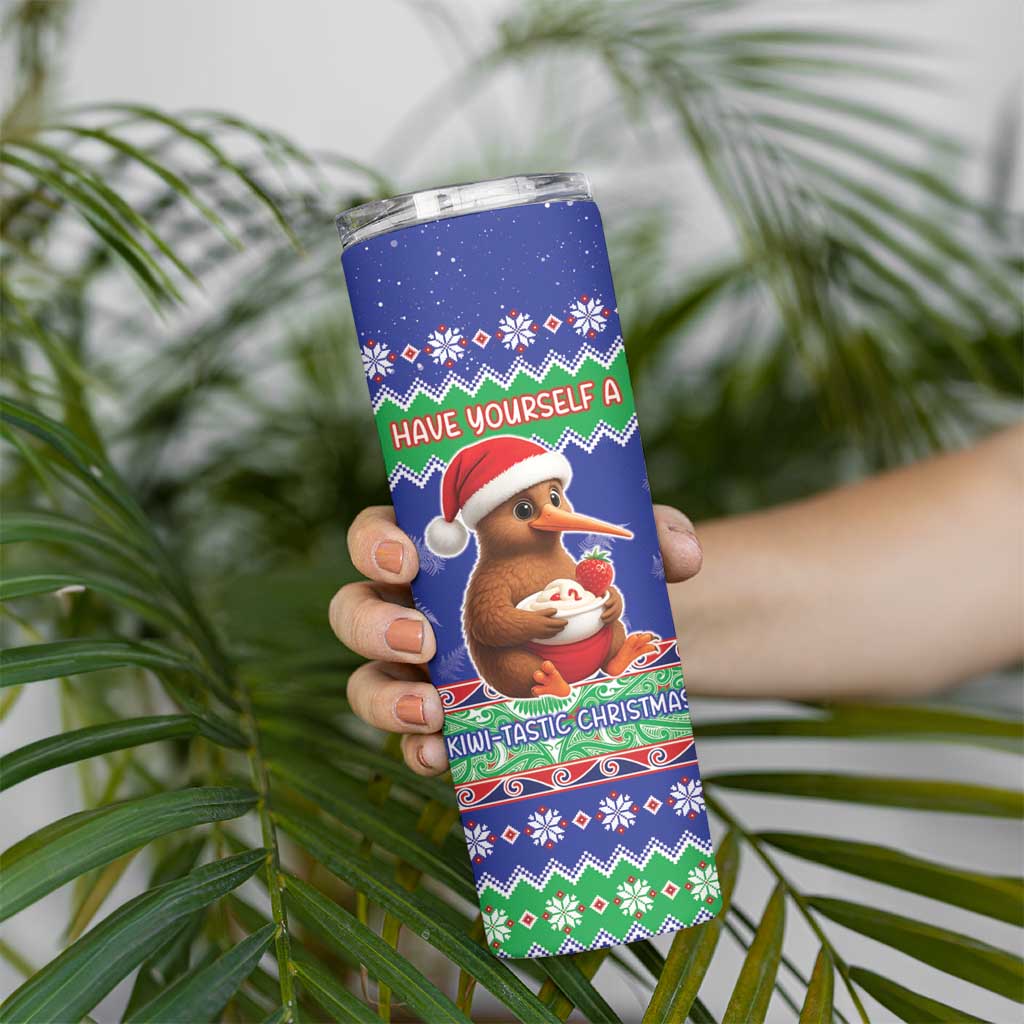 New Zealand Christmas Skinny Tumbler Have Yourself A Kiwi-tastic Christmas - Aussie Hoodie