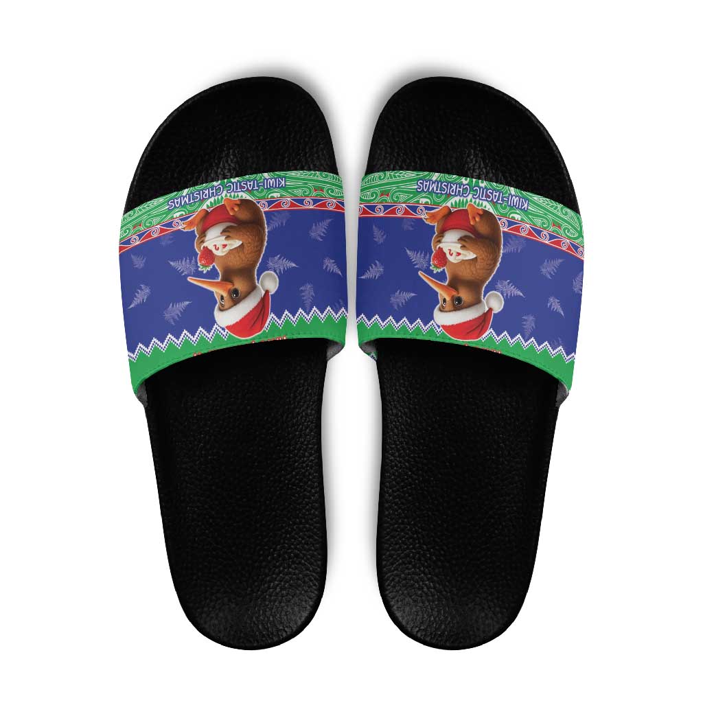 New Zealand Christmas Slide Sandals Have Yourself A Kiwi-tastic Christmas - Aussie Hoodie