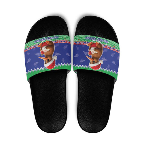 New Zealand Christmas Slide Sandals Have Yourself A Kiwi-tastic Christmas - Aussie Hoodie