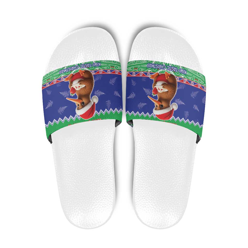 New Zealand Christmas Slide Sandals Have Yourself A Kiwi-tastic Christmas - Aussie Hoodie