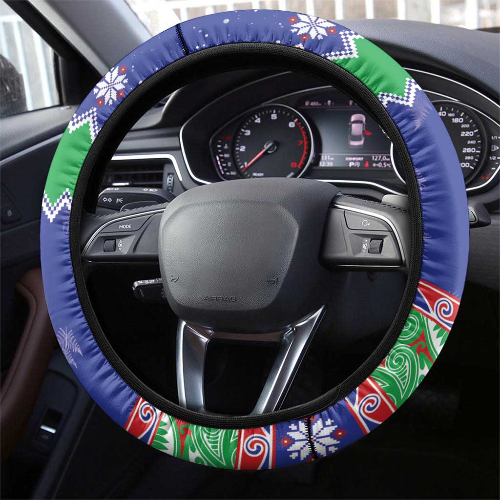 New Zealand Christmas Steering Wheel Cover Have Yourself A Kiwi-tastic Christmas - Aussie Hoodie