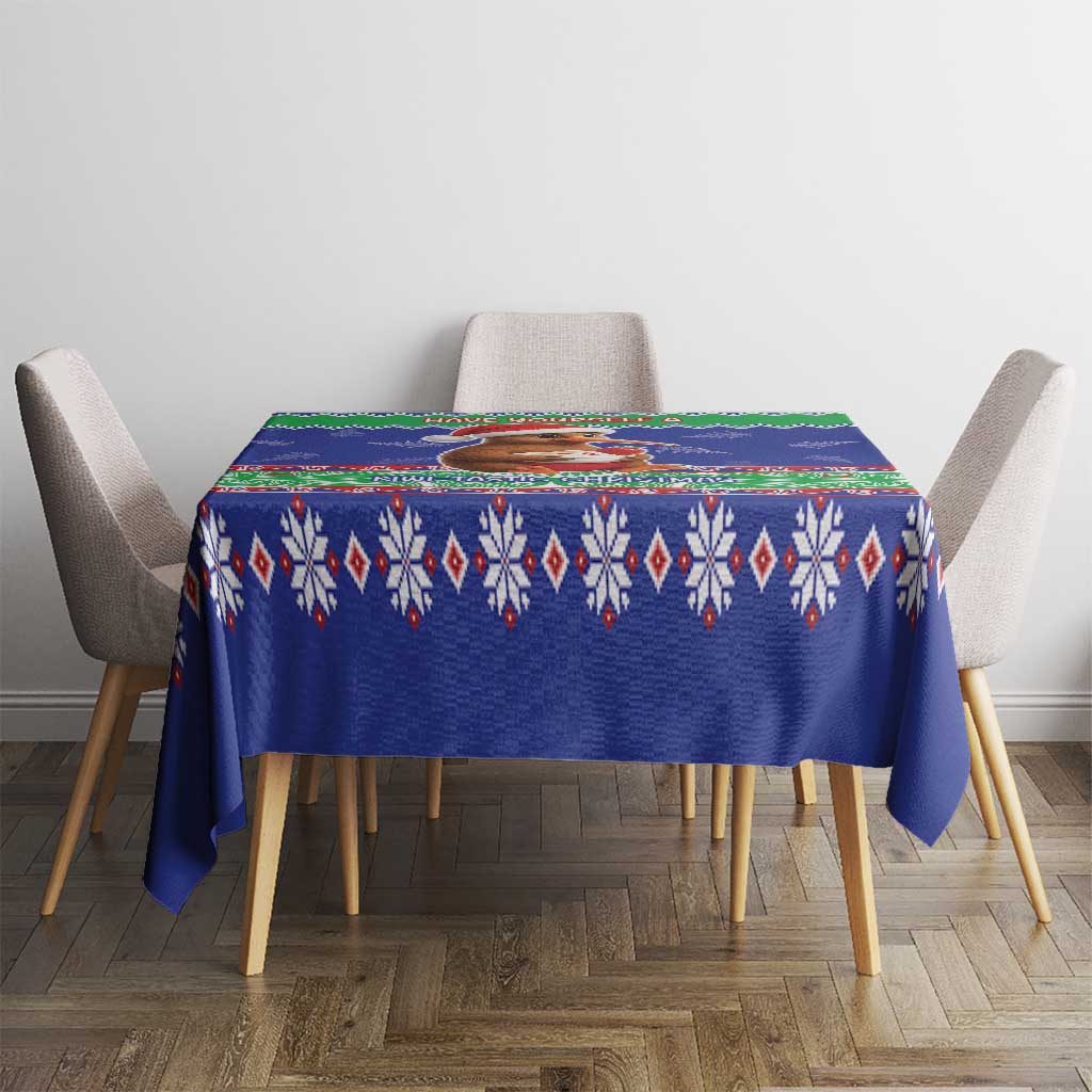 New Zealand Christmas Tablecloth Have Yourself A Kiwi-tastic Christmas - Aussie Hoodie
