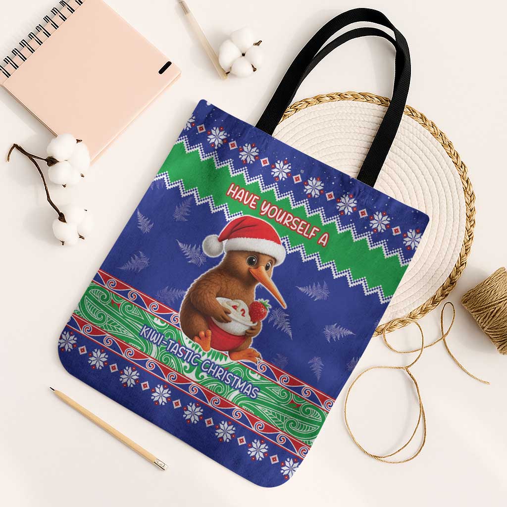 New Zealand Christmas Tote Bag Have Yourself A Kiwi-tastic Christmas - Aussie Hoodie
