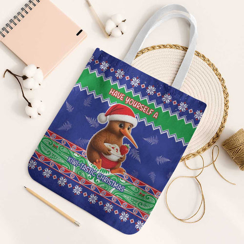 New Zealand Christmas Tote Bag Have Yourself A Kiwi-tastic Christmas - Aussie Hoodie