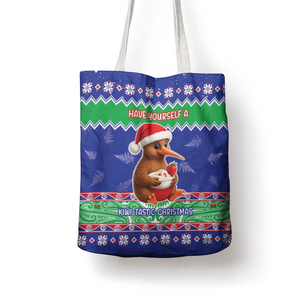 New Zealand Christmas Tote Bag Have Yourself A Kiwi-tastic Christmas - Aussie Hoodie
