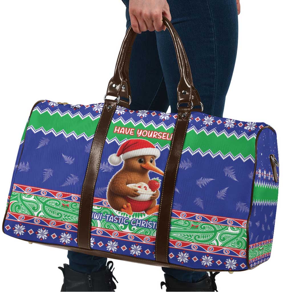 New Zealand Christmas Travel Bag Have Yourself A Kiwi-tastic Christmas - Aussie Hoodie