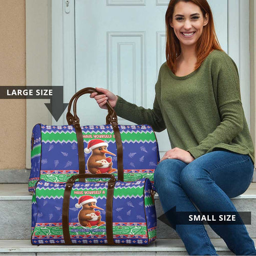 New Zealand Christmas Travel Bag Have Yourself A Kiwi-tastic Christmas - Aussie Hoodie