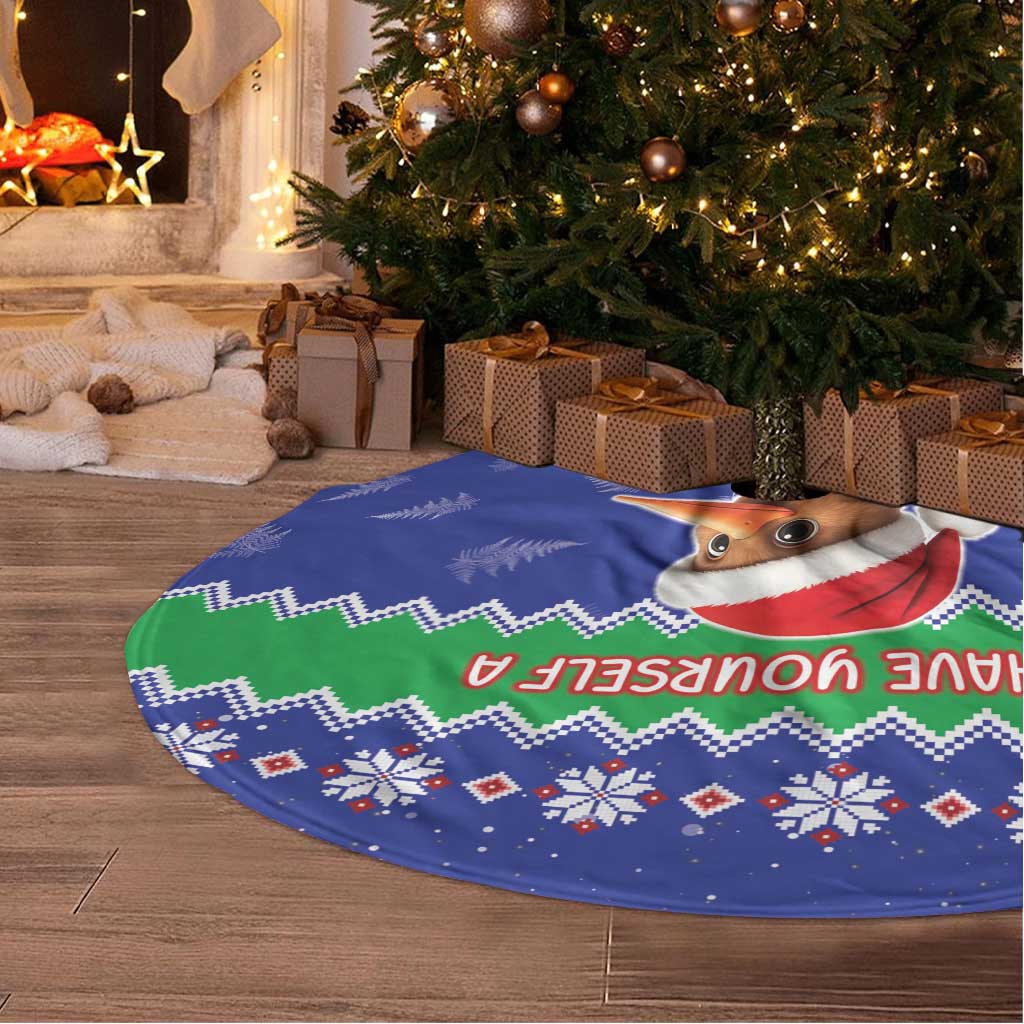 New Zealand Christmas Tree Skirt Have Yourself A Kiwi-tastic Christmas - Aussie Hoodie