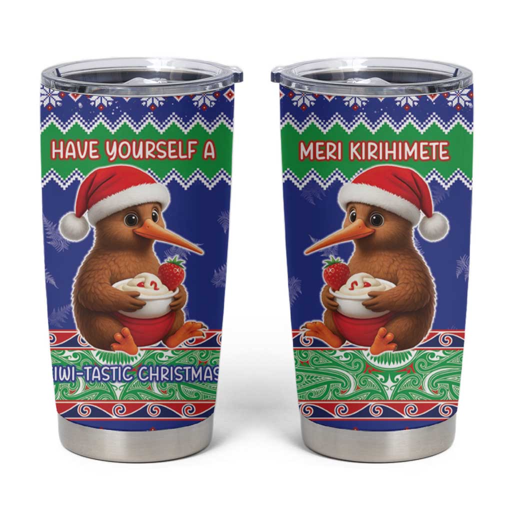 New Zealand Christmas Tumbler Cup Have Yourself A Kiwi-tastic Christmas - Aussie Hoodie