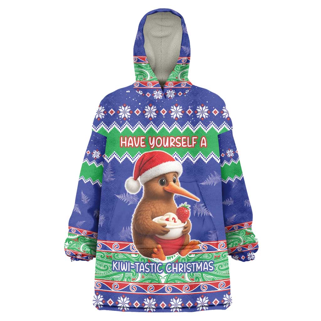 New Zealand Christmas Wearable Blanket Hoodie Have Yourself A Kiwi-tastic Christmas - Aussie Hoodie