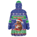 New Zealand Christmas Wearable Blanket Hoodie Have Yourself A Kiwi-tastic Christmas - Aussie Hoodie