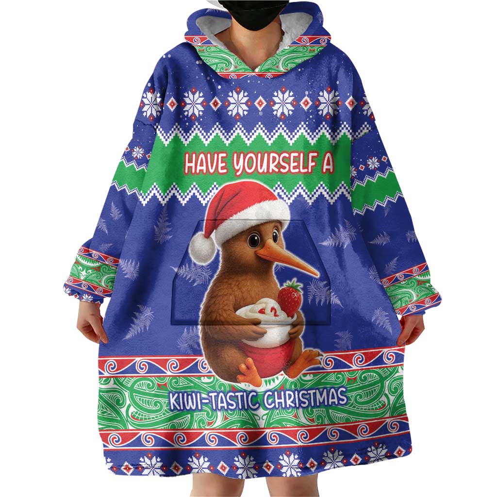 New Zealand Christmas Wearable Blanket Hoodie Have Yourself A Kiwi-tastic Christmas - Aussie Hoodie