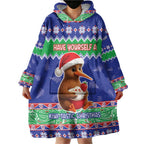 New Zealand Christmas Wearable Blanket Hoodie Have Yourself A Kiwi-tastic Christmas - Aussie Hoodie