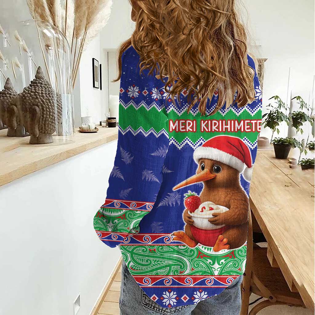 New Zealand Christmas Women Casual Shirt Have Yourself A Kiwi-tastic Christmas - Aussie Hoodie